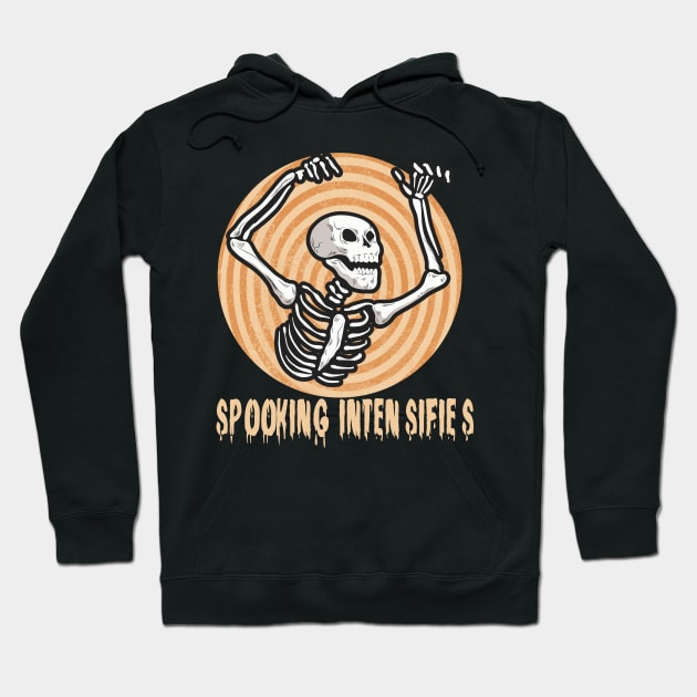 Spooky Meme Spooking Intensifies Skeleton Hoodie by Kribis